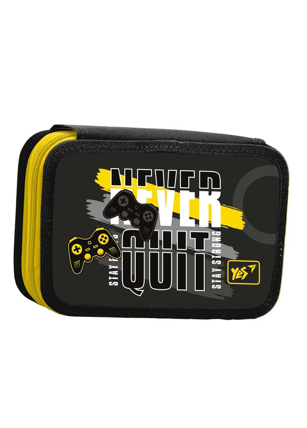 Пенал твердий HP-01 подвійний Never Quit Yes (260163452)