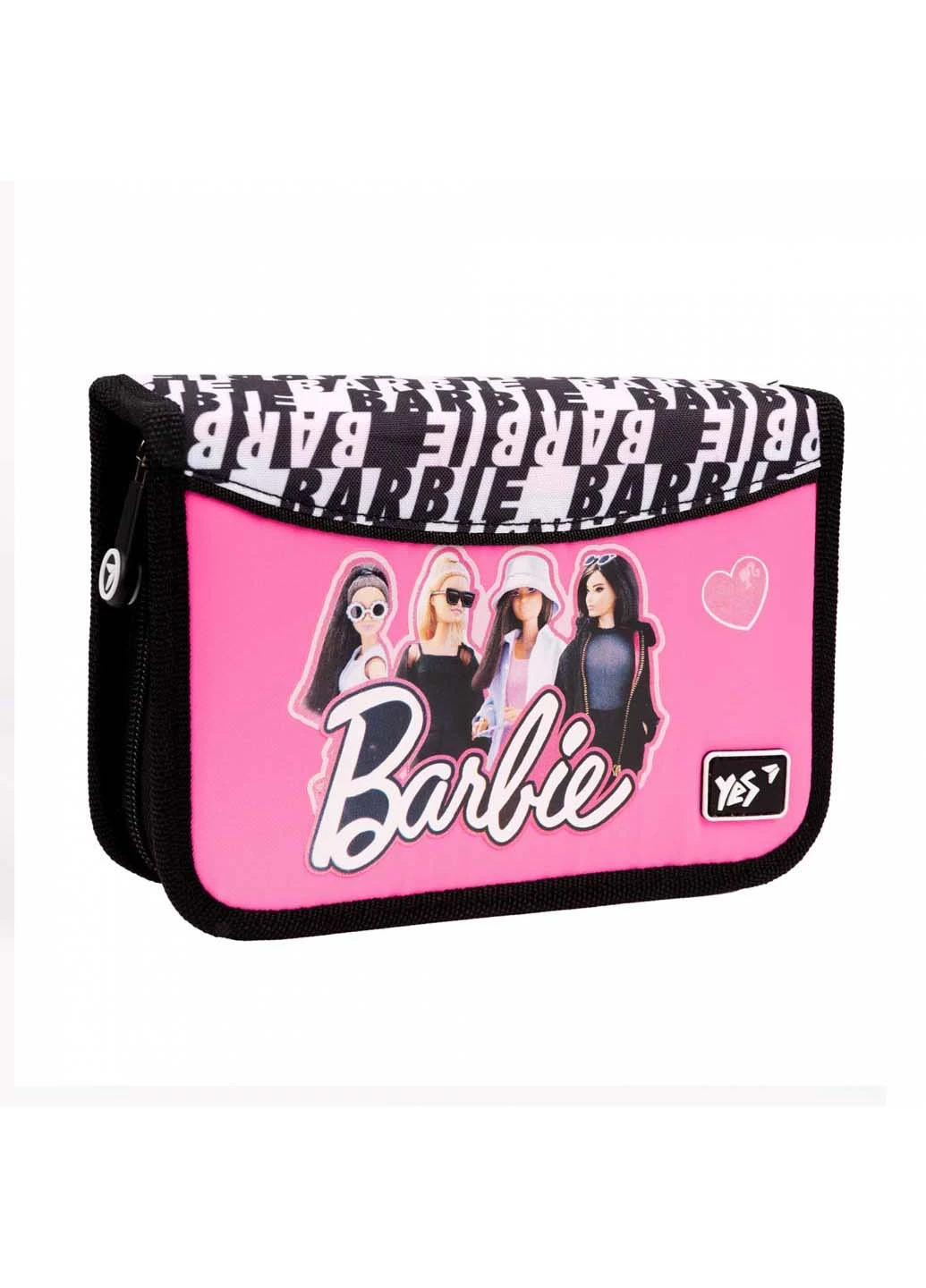 Пенал твердий одинарний із двома клапанами HP-04 Barbie Yes (260164195)