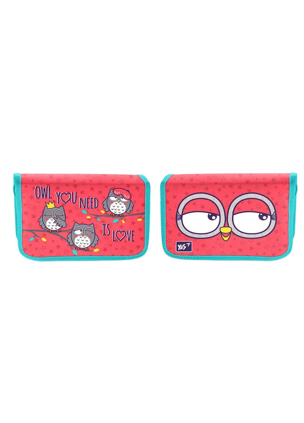 Пенал твердий одинарний із двома клапанами HP-04 Owls Yes (260163324)