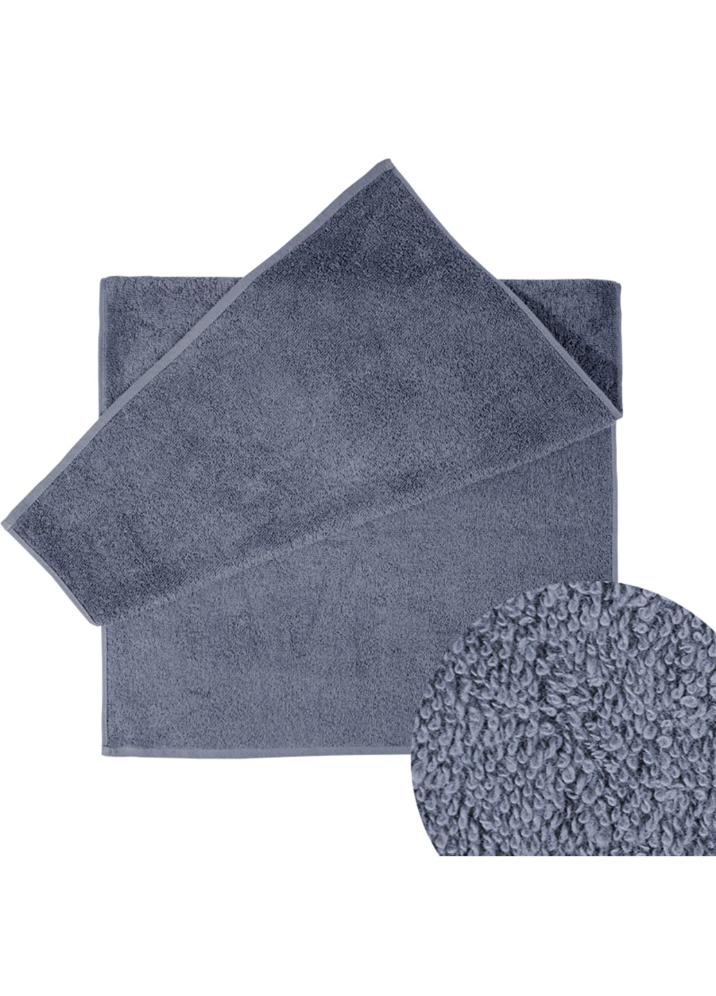Ярослав полотенце яр-400 махровое 40х70 однотонный темно-серый производство - Украина