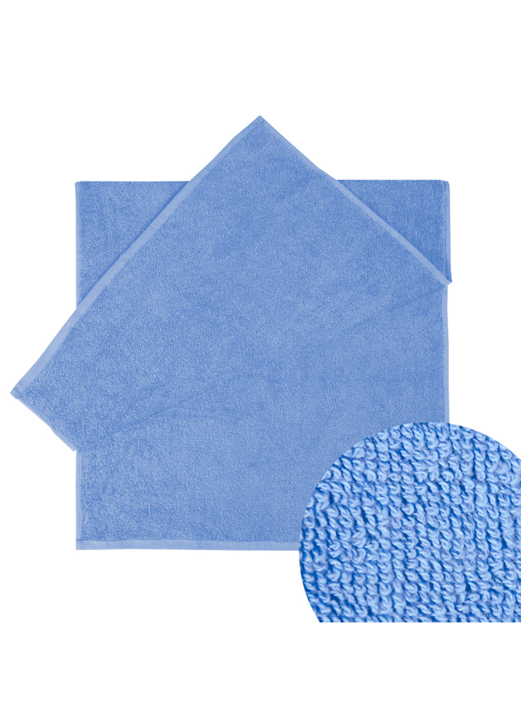 Ярослав полотенце яр-400 махровое 70х140 однотонный темно-голубой производство - Украина