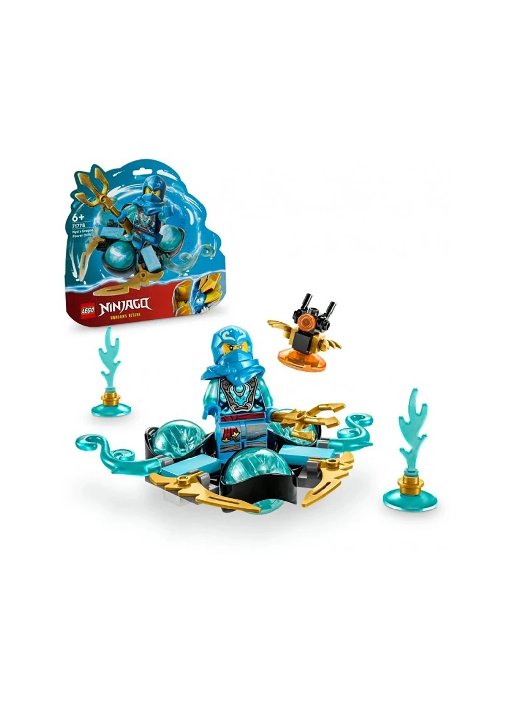 Конструктор Ninjago 71778 Суперсила дракона Нії дрейф спін-джитсу Lego (260164931)