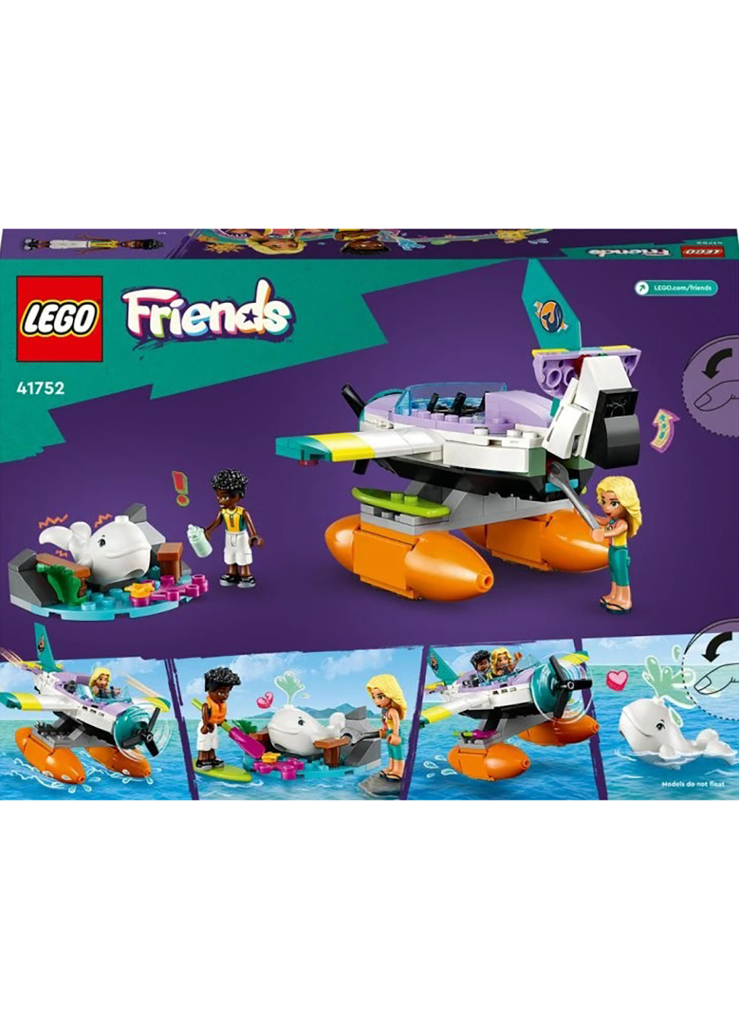 Конструктор Friends 41752 Рятувальний гідроплан Lego (260164934)