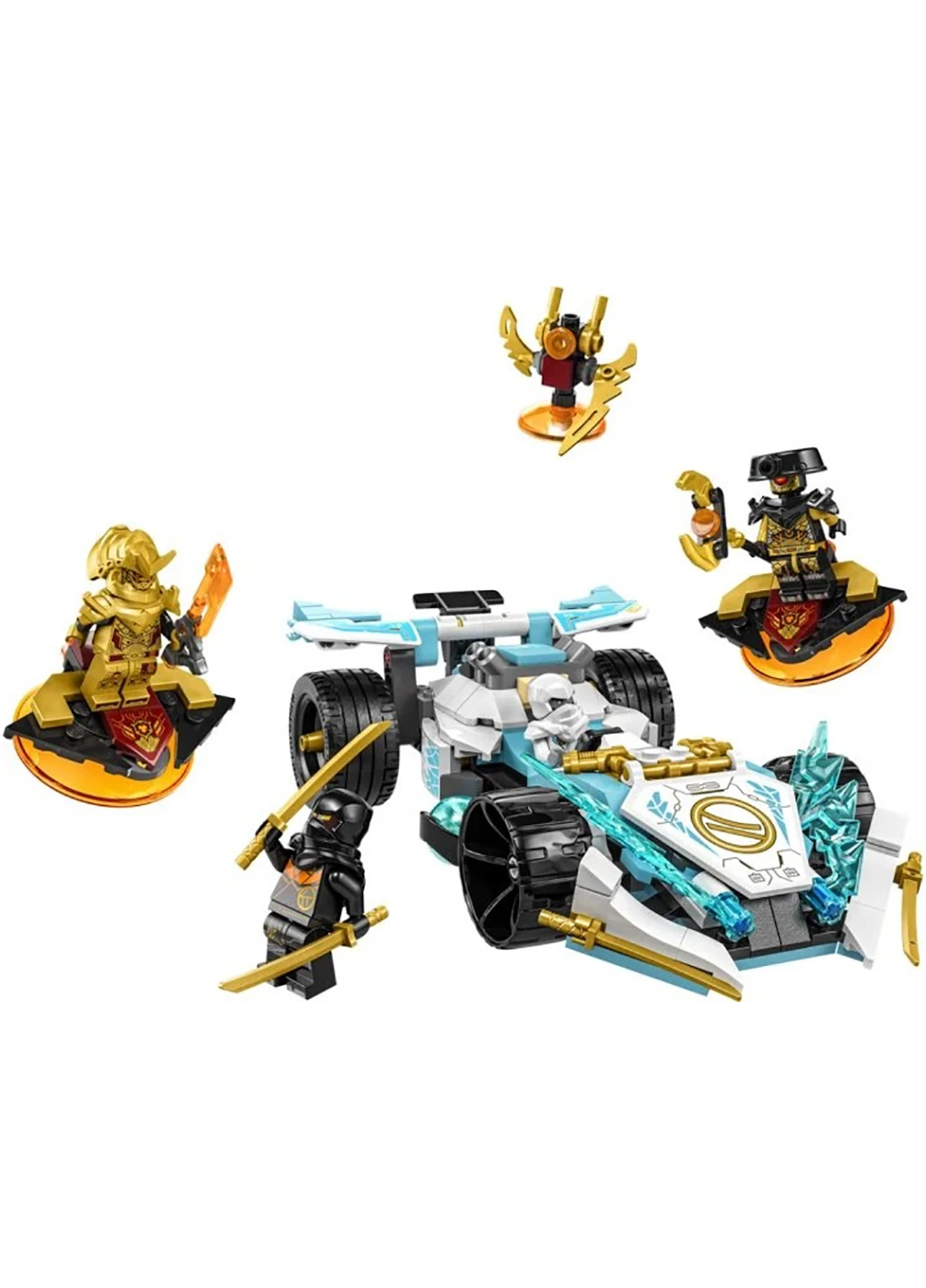 Конструктор Ninjago 71791 Суперсила дракона Зейна. Автомобіль дляперегонів спін-джитсу Lego (260164937)
