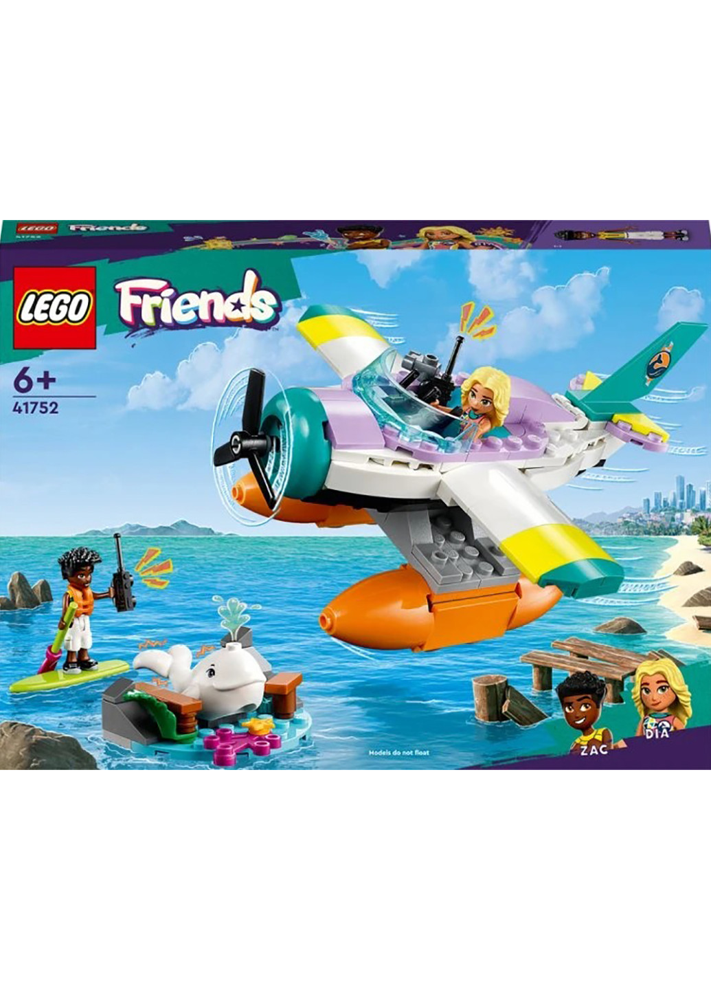 Конструктор Friends 41752 Рятувальний гідроплан Lego (260164639)