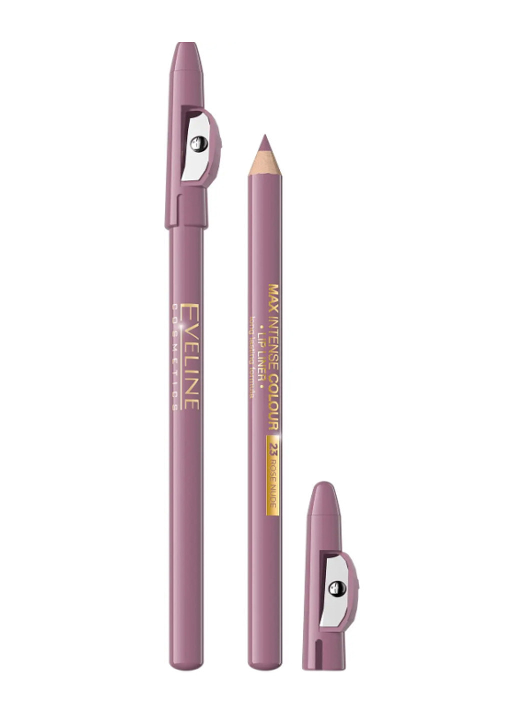 Контурный карандаш для губ max intense colour 23 rose nude Eveline Cosmetics 5901761969757 (260169166)