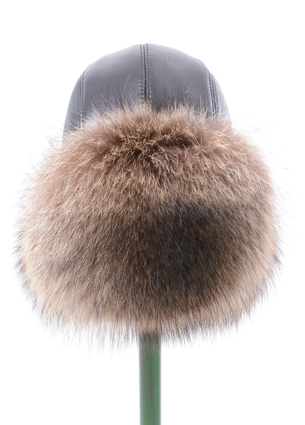 Мужская меховая шапка ушанка из натурального меха енота Меховой Стиль шапка ушанка (260165896)