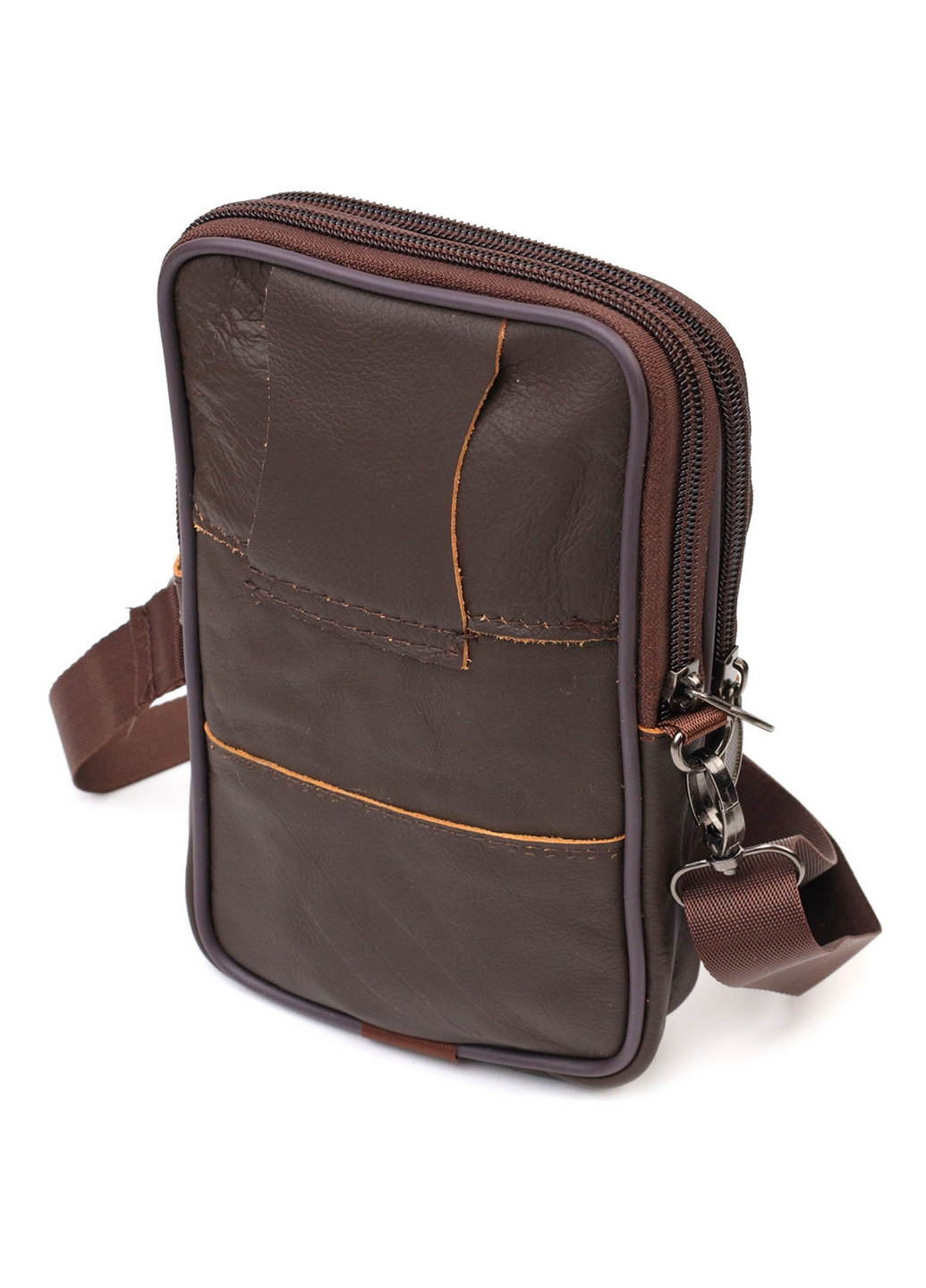 Мужская кожаная сумка 12х19х3 см Vintage (260169364)