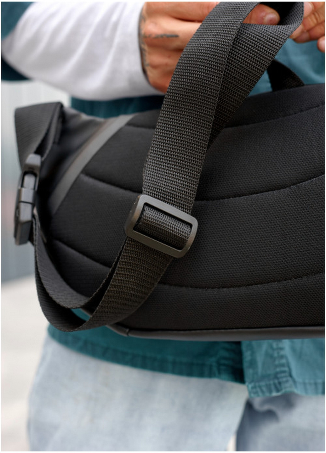 Мужская поясная сумка бананка 38х21 см Sambag (260169713)