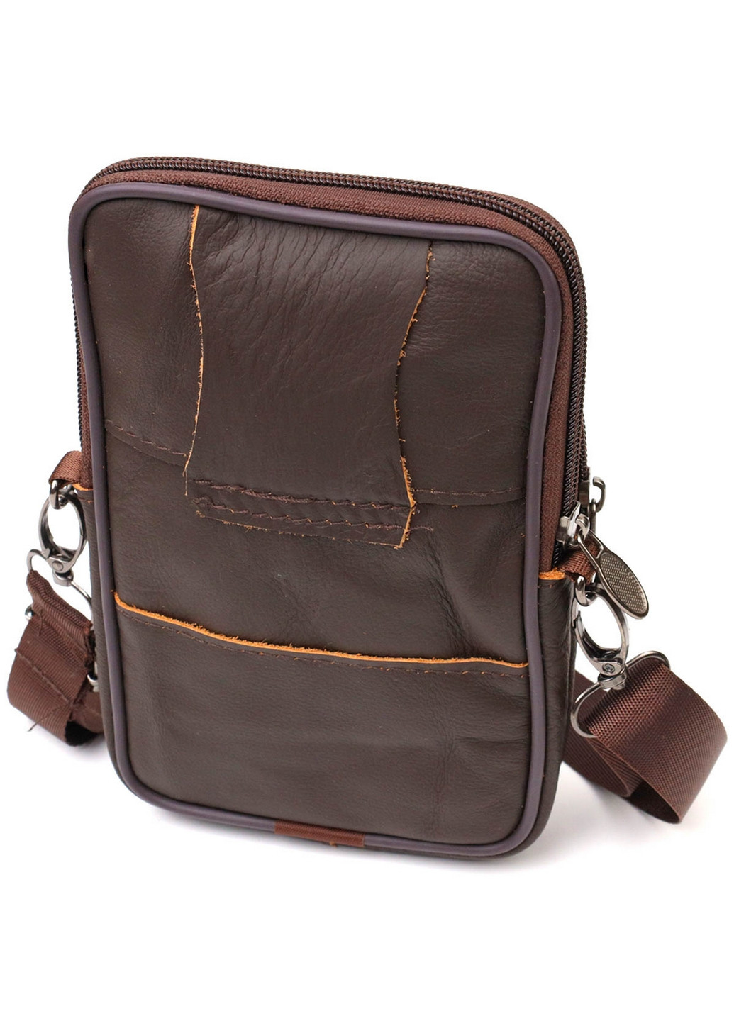 Чоловіча шкіряна сумка 12,5х19х4 см Vintage (260169397)