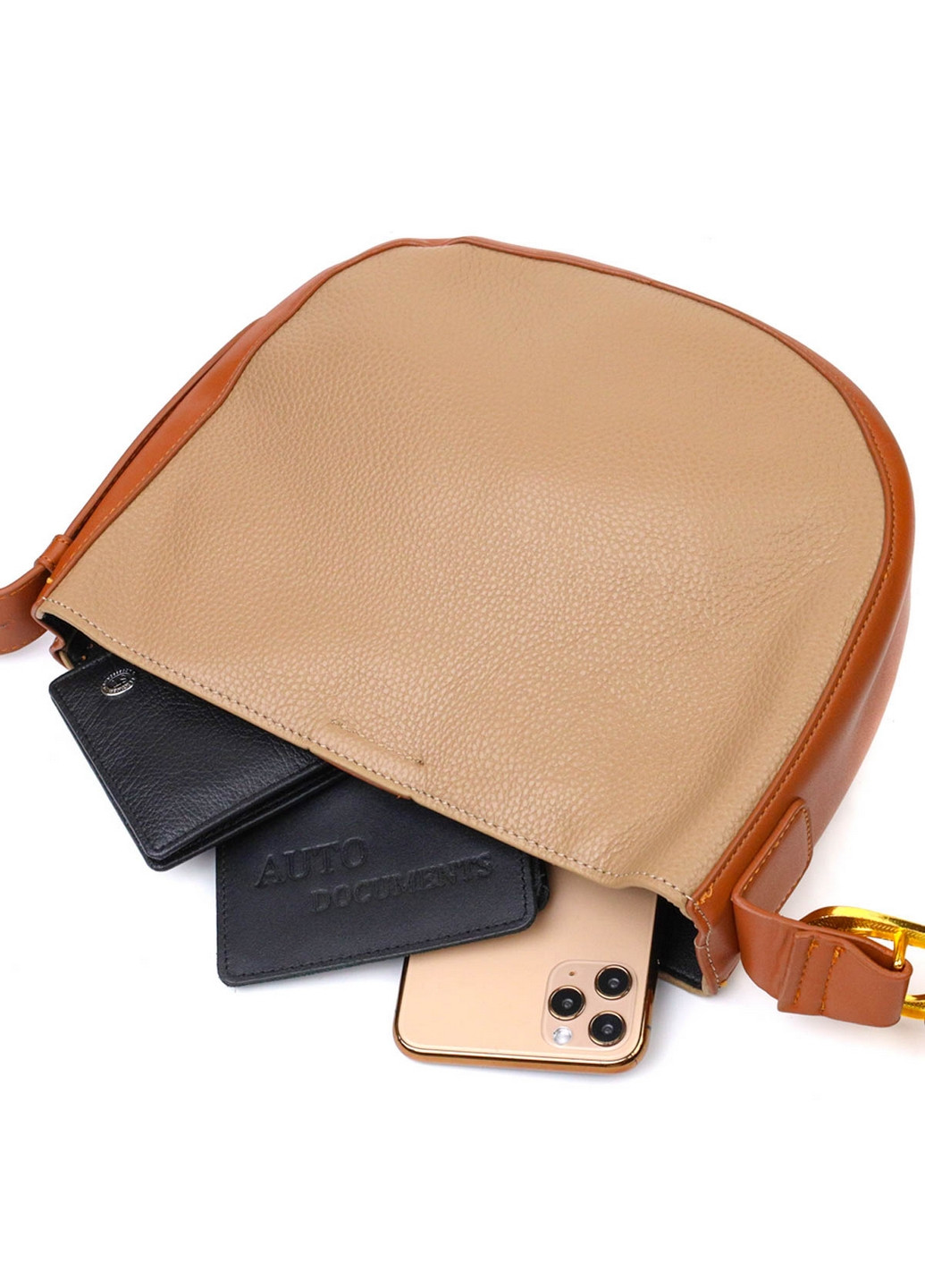 Женская кожаная сумка 26х19х6 см Vintage (260169360)