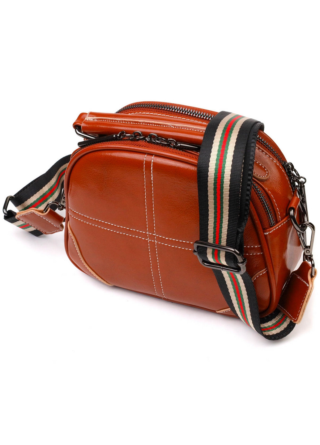 Жіноча шкіряна сумка 20х17х7,5 см Vintage (260169381)