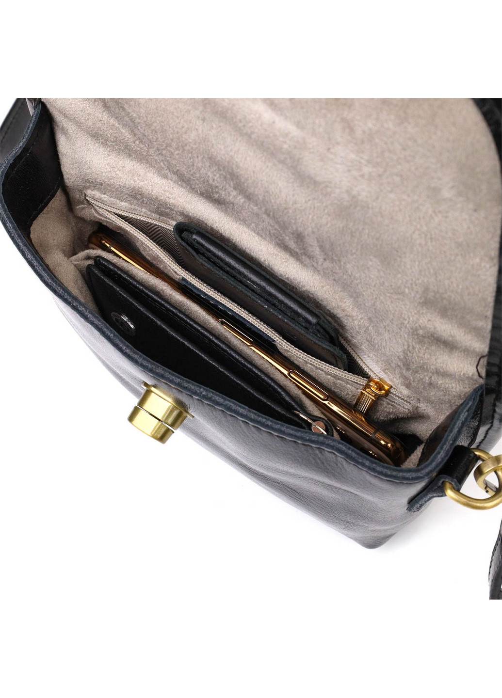 Жіноча шкіряна сумка 16х13х7 см Vintage (260169384)