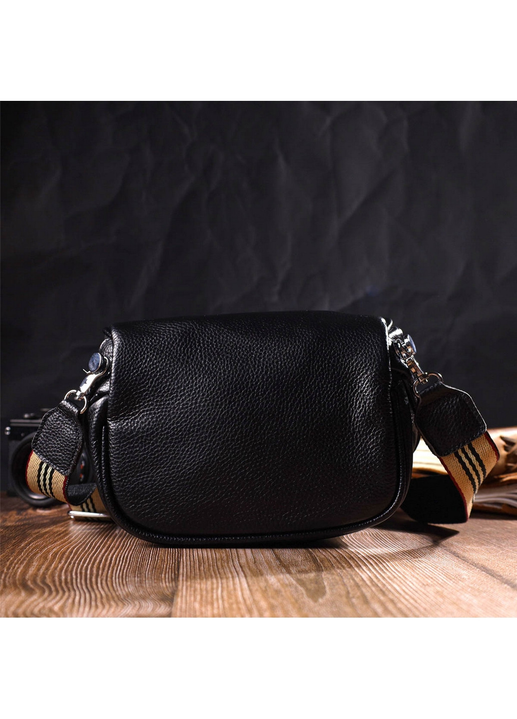 Жіноча шкіряна сумка 19х14х7 см Vintage (260169400)