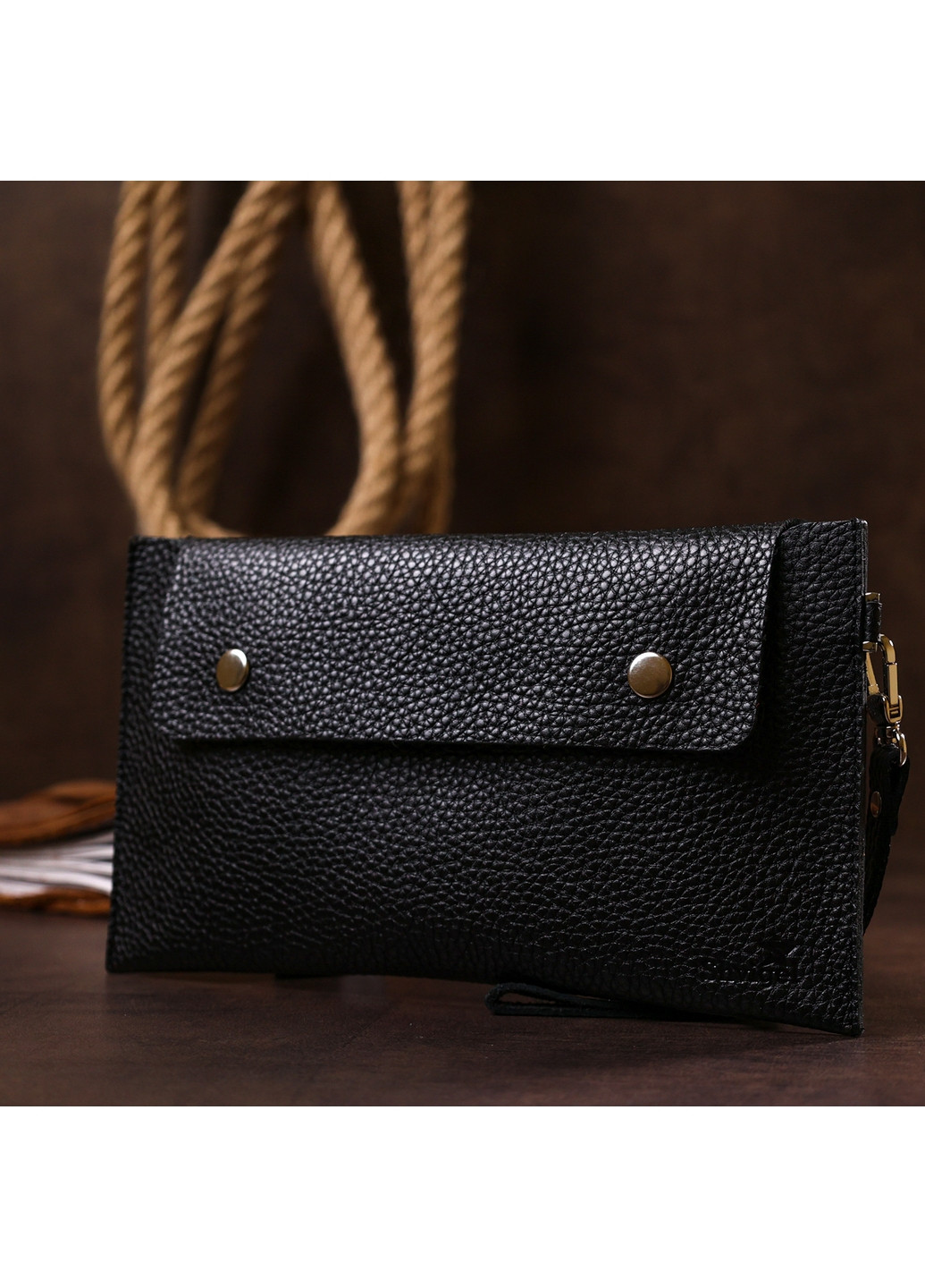 Кожаная косметичка 24х13 см Shvigel (260171350)