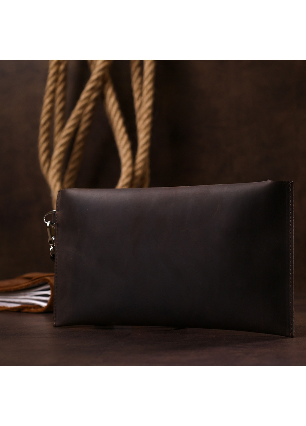 Кожаная косметичка 24х13 см Shvigel (260171365)