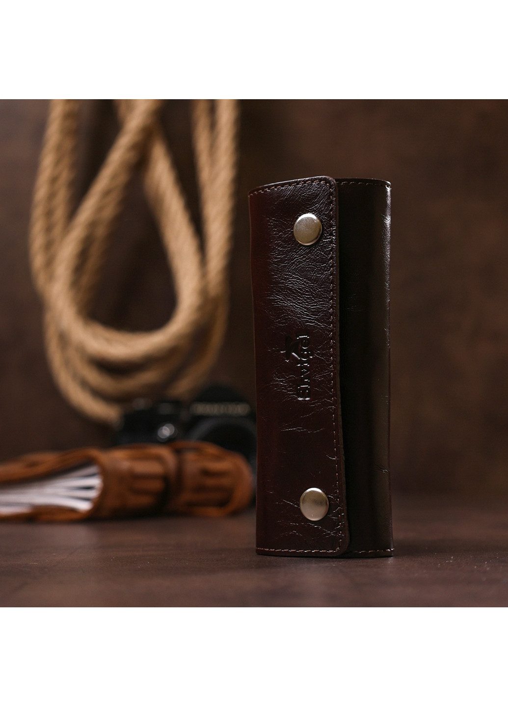 Шкіряна ключниця 14,5х6х2 см Shvigel (260171801)