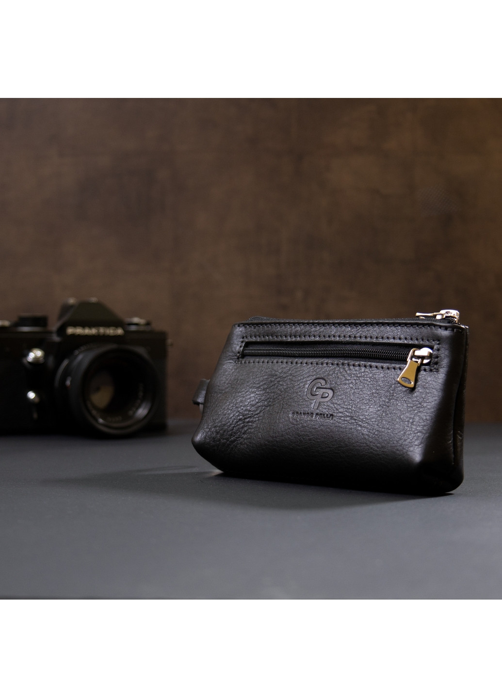 Шкіряна ключниця 15х8х2 см Grande Pelle (260171227)