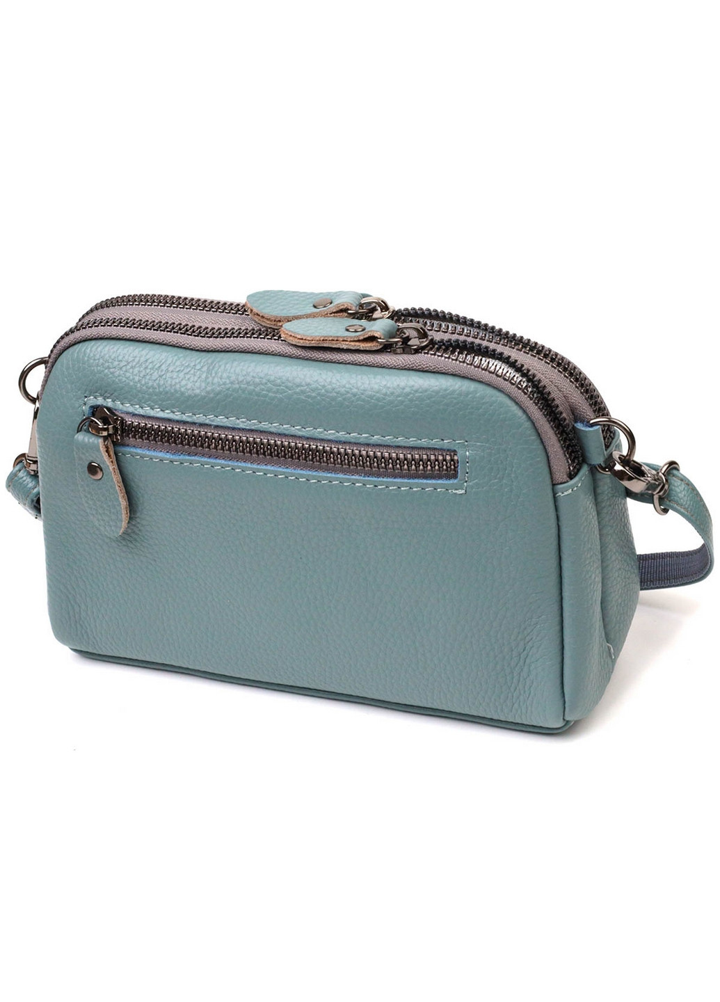 Жіночий шкіряний клатч 19х12х7 см Vintage (260170548)