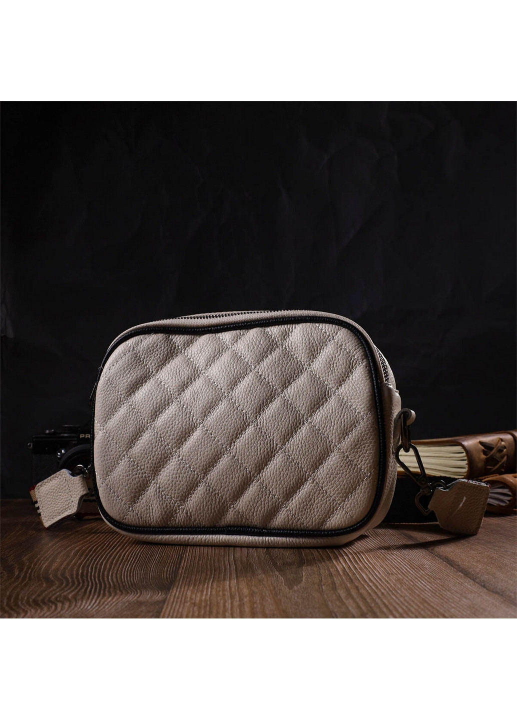 Женская кожаная сумка 21х16х8 см Vintage (260171519)