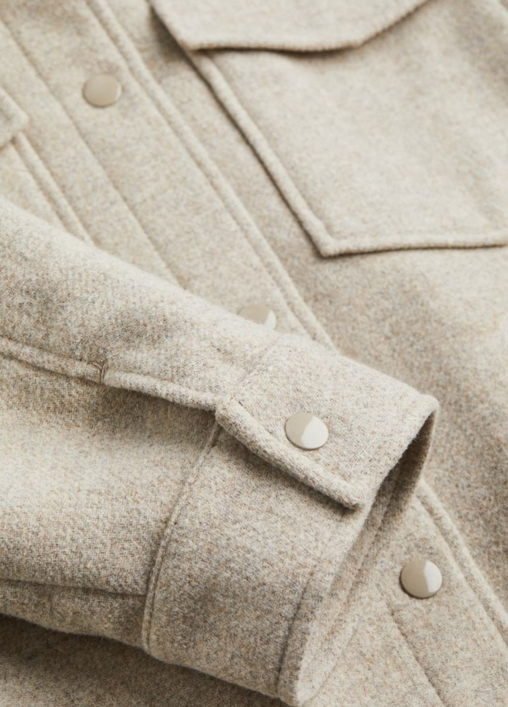 Куртка-рубашка H&M oversize (260172229)