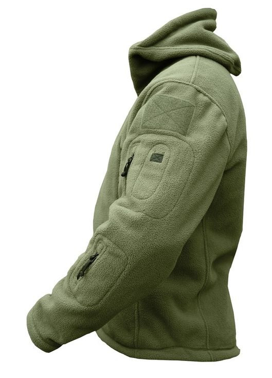 Кофта флісова тактична чоловіча з липучками під шеврони KOMBAT (260265399)