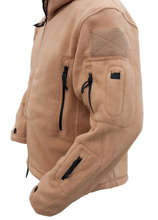 Кофта флісова тактична чоловіча з липучками під шеврони KOMBAT (260265396)