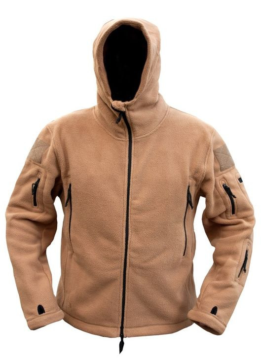 Кофта флісова тактична чоловіча з липучками під шеврони KOMBAT (260265396)