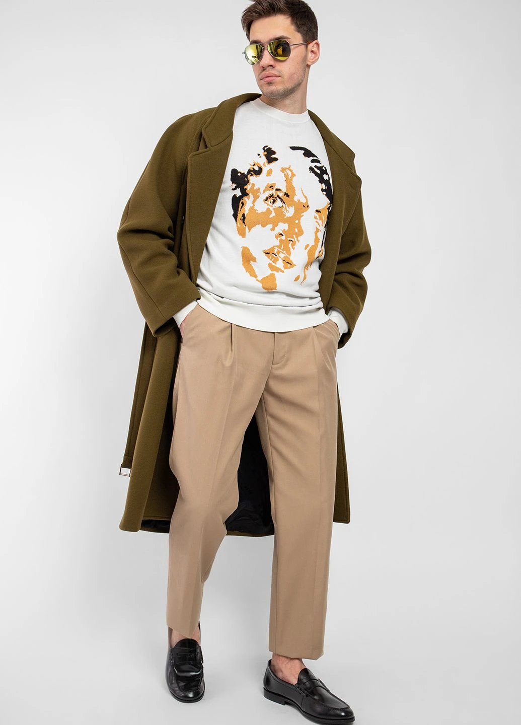 Білий демісезонний джемпер MSGM