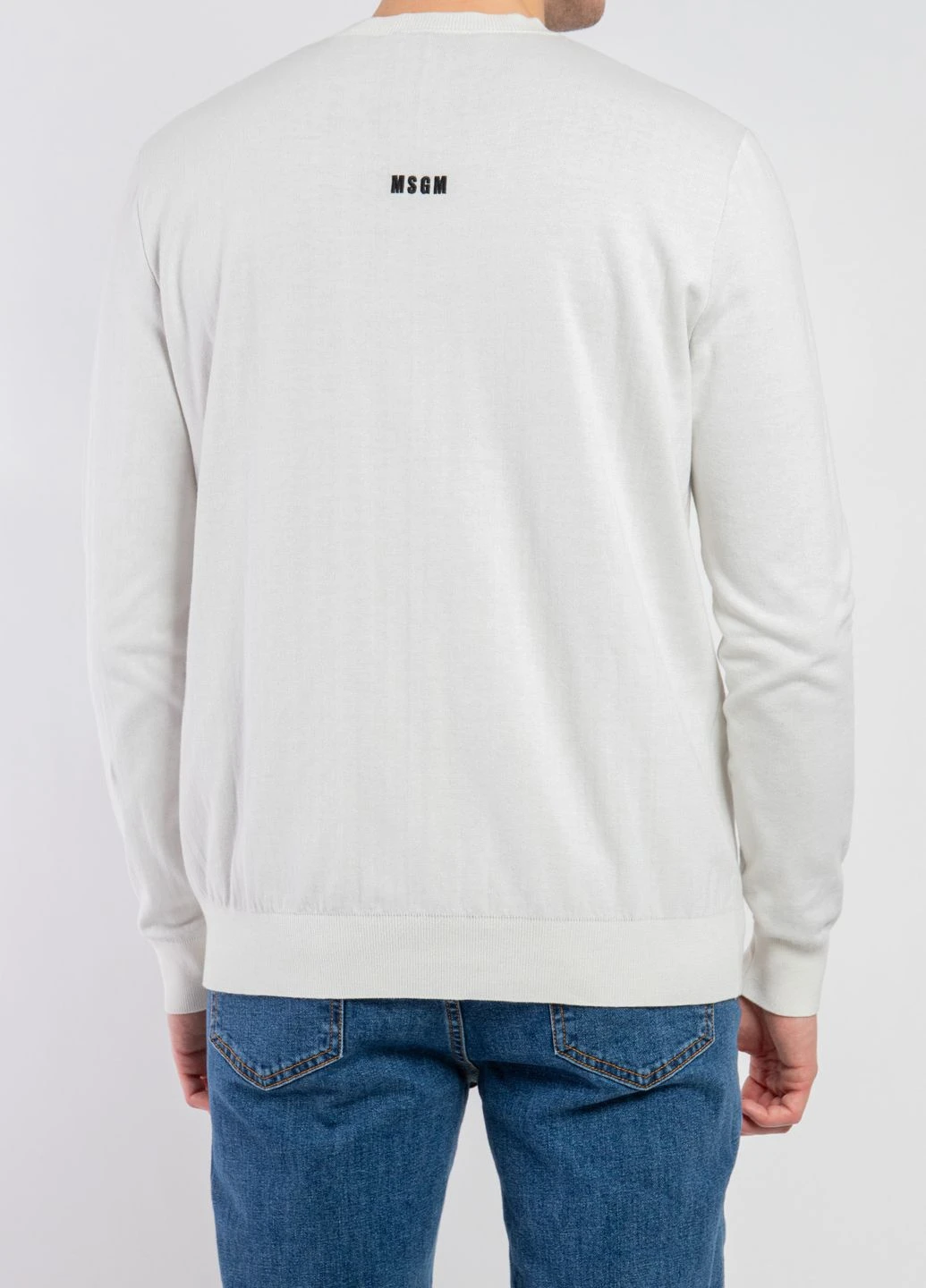 Білий демісезонний джемпер MSGM