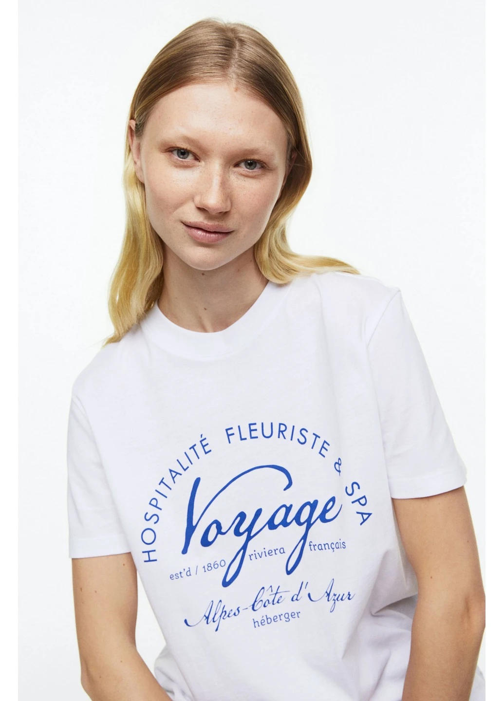 Белая футболка H&M