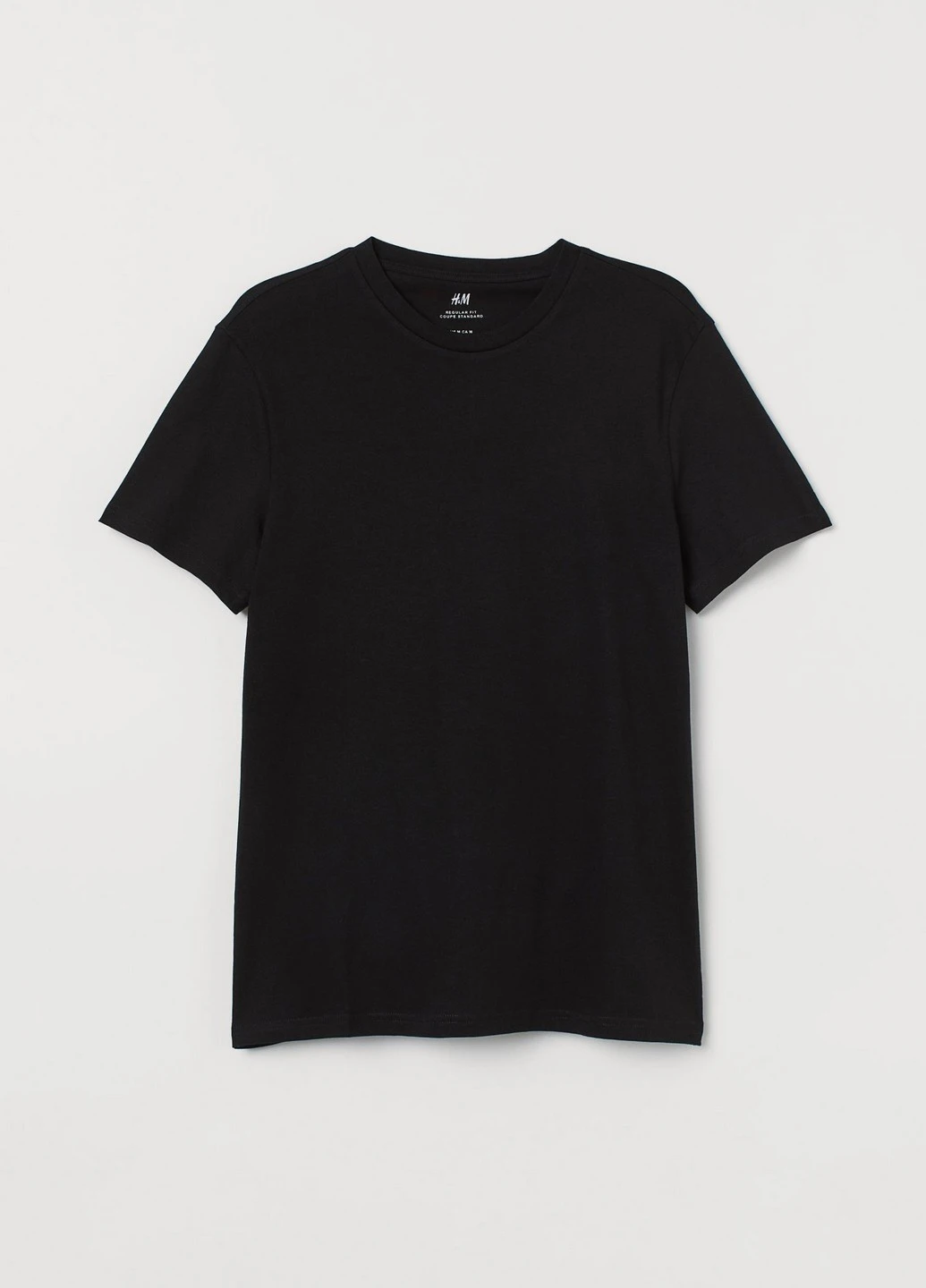 Черная футболка H&M