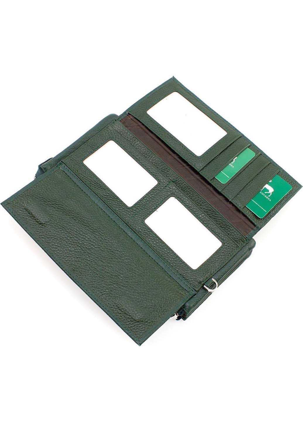 Женский кошелек-клатч с блоком для карточек на молнии 10,5х20,5 Marco Coverna (260176375)
