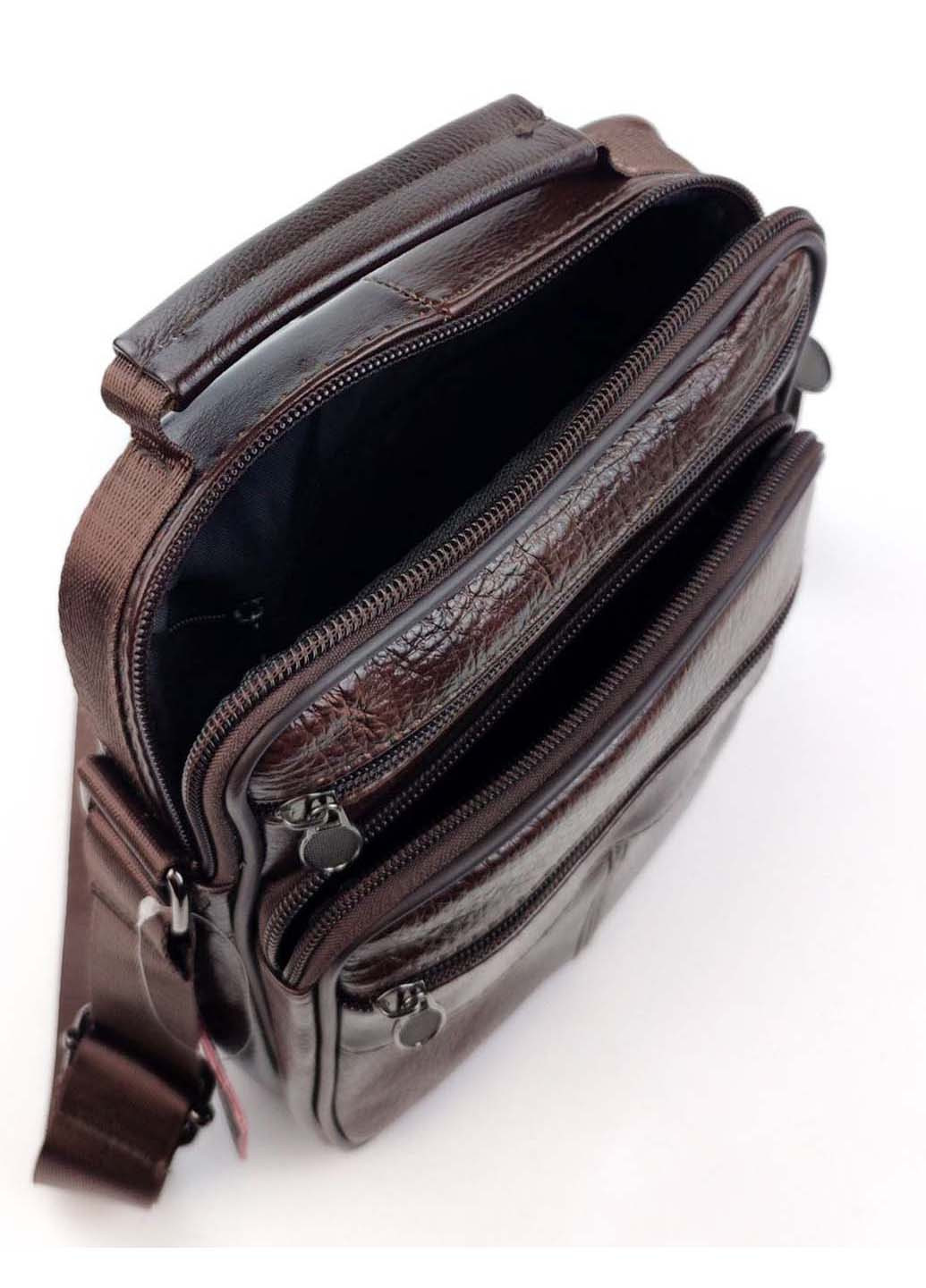 Кожаная сумка мужская с ручкой для носки в руке AN-902-1 18x23x7-8 JZ (260176725)