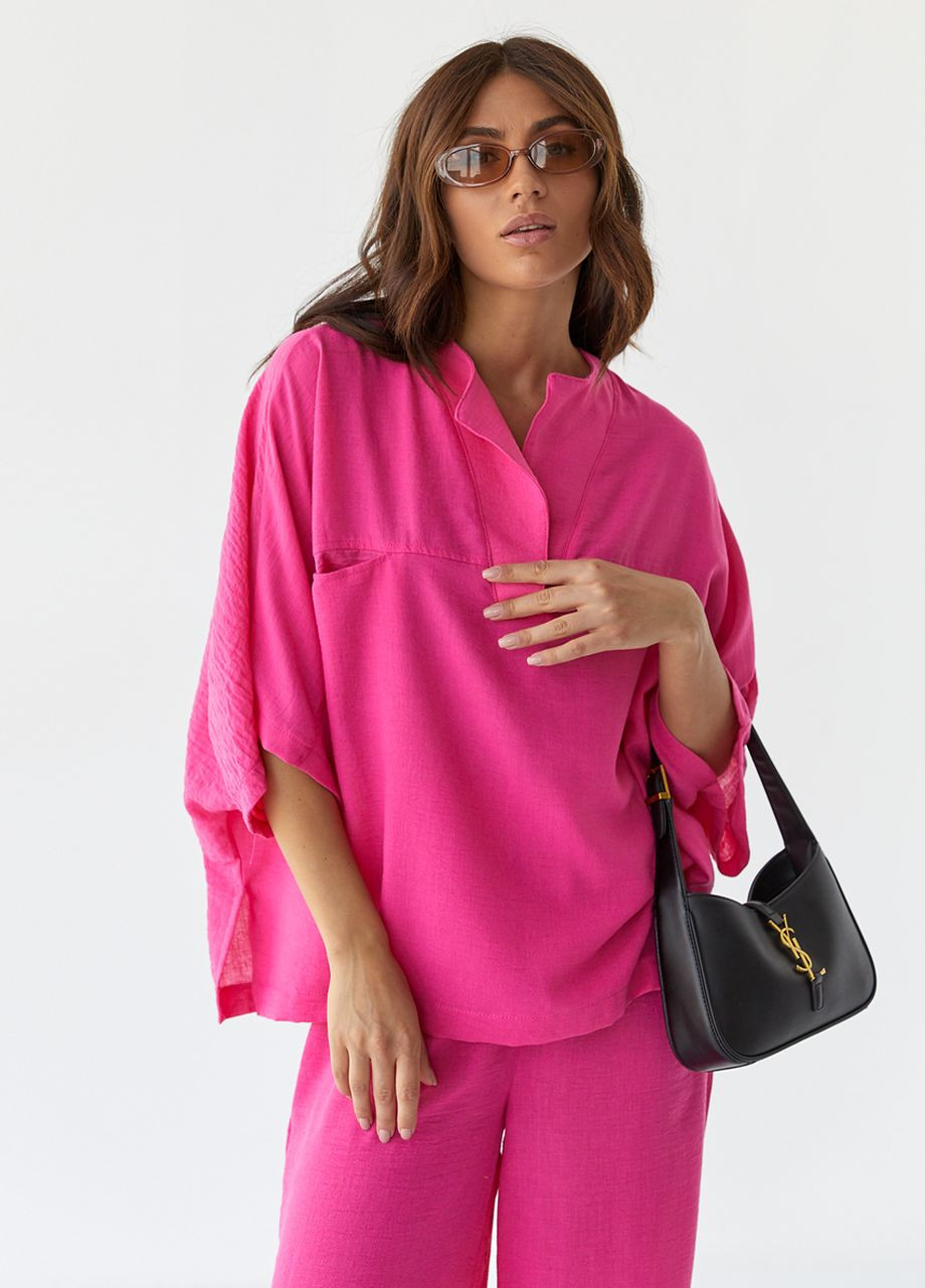 Жіночий бавовняний костюм вільного крою PERRY (260214657)