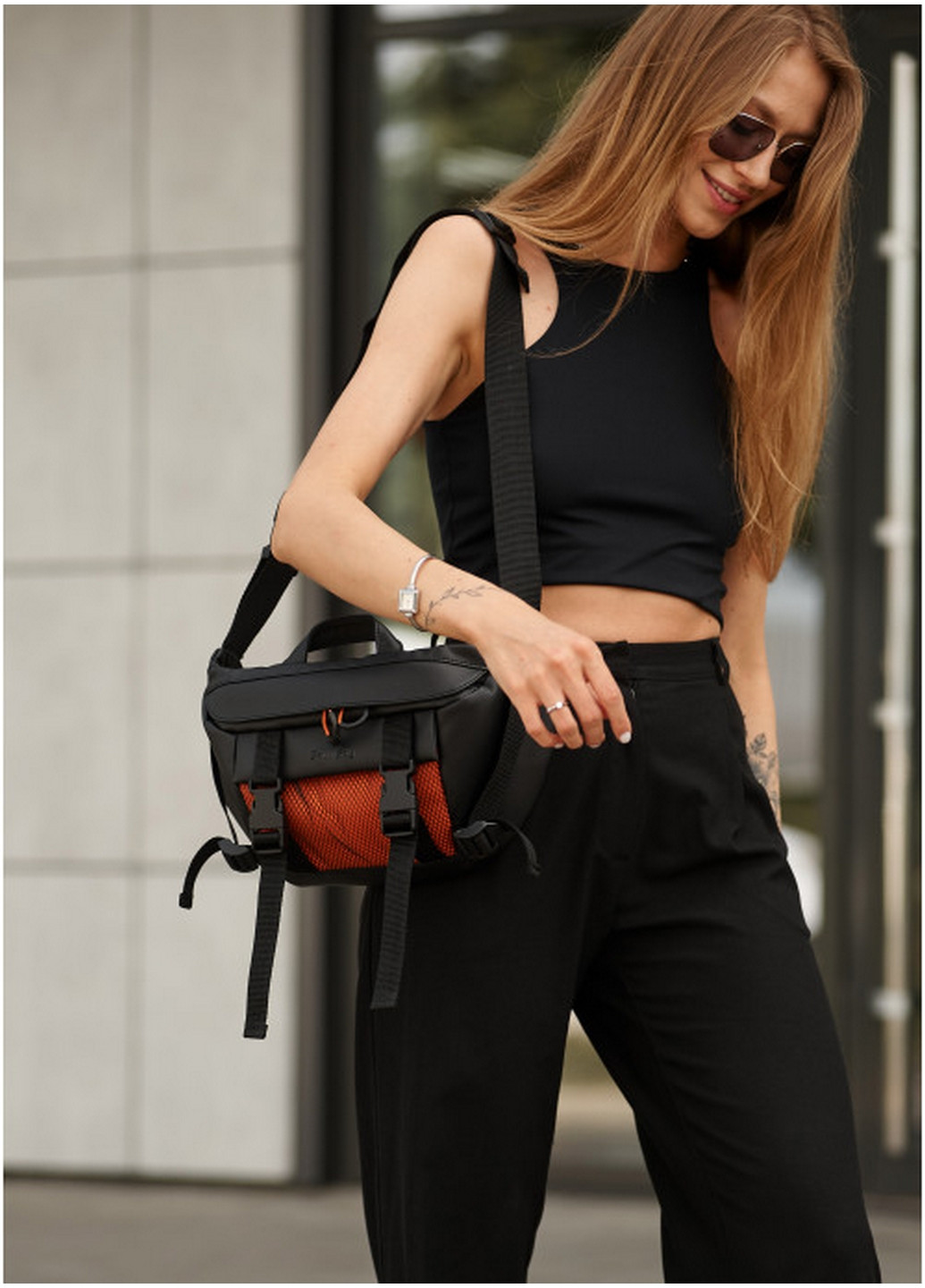 Сумка бананка женская 38х21 см Sambag (260191736)