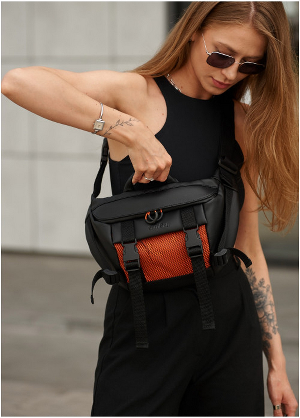 Сумка бананка женская 38х21 см Sambag (260191736)