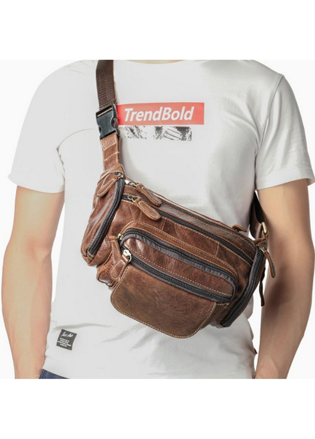 Сумка мужская кожаная 32х9х9,5 см Bexhill (260191515)