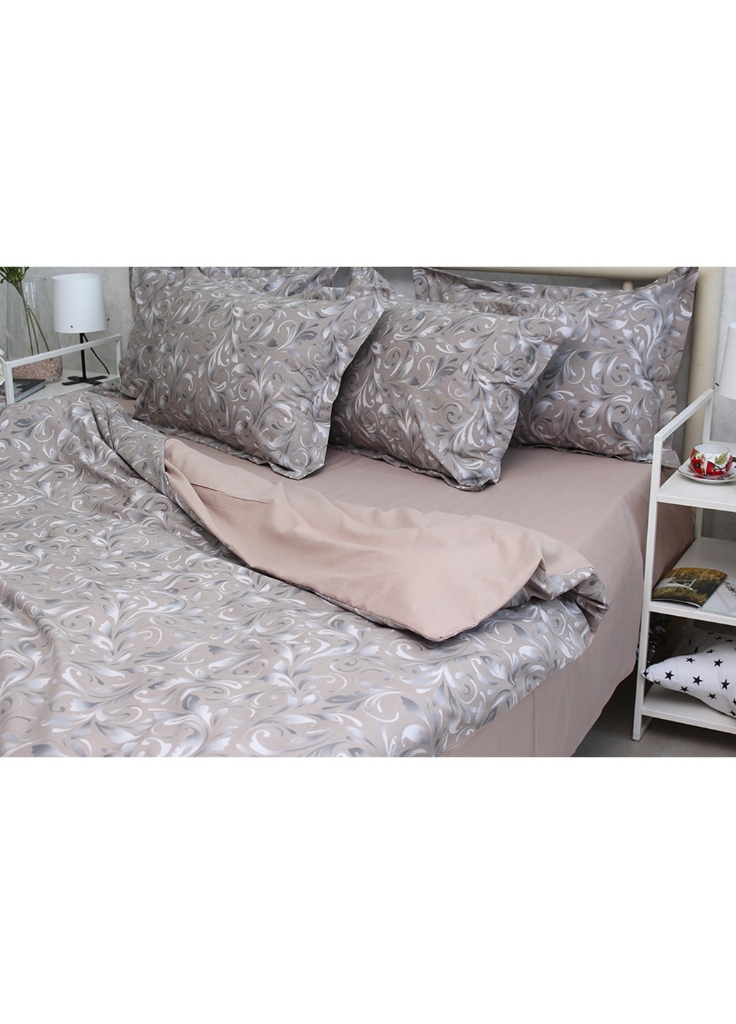 Комплект постільної білизни з компаньйоном Євро Tag (260192437)