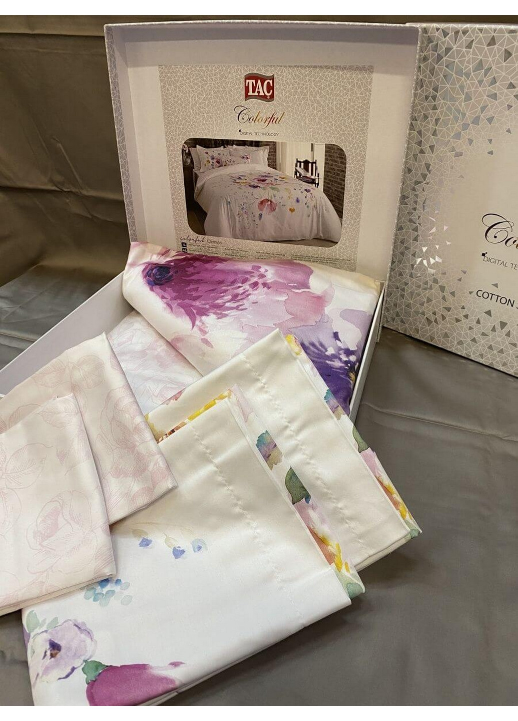 Комплект постельного белья Семейный Tac (260192370)