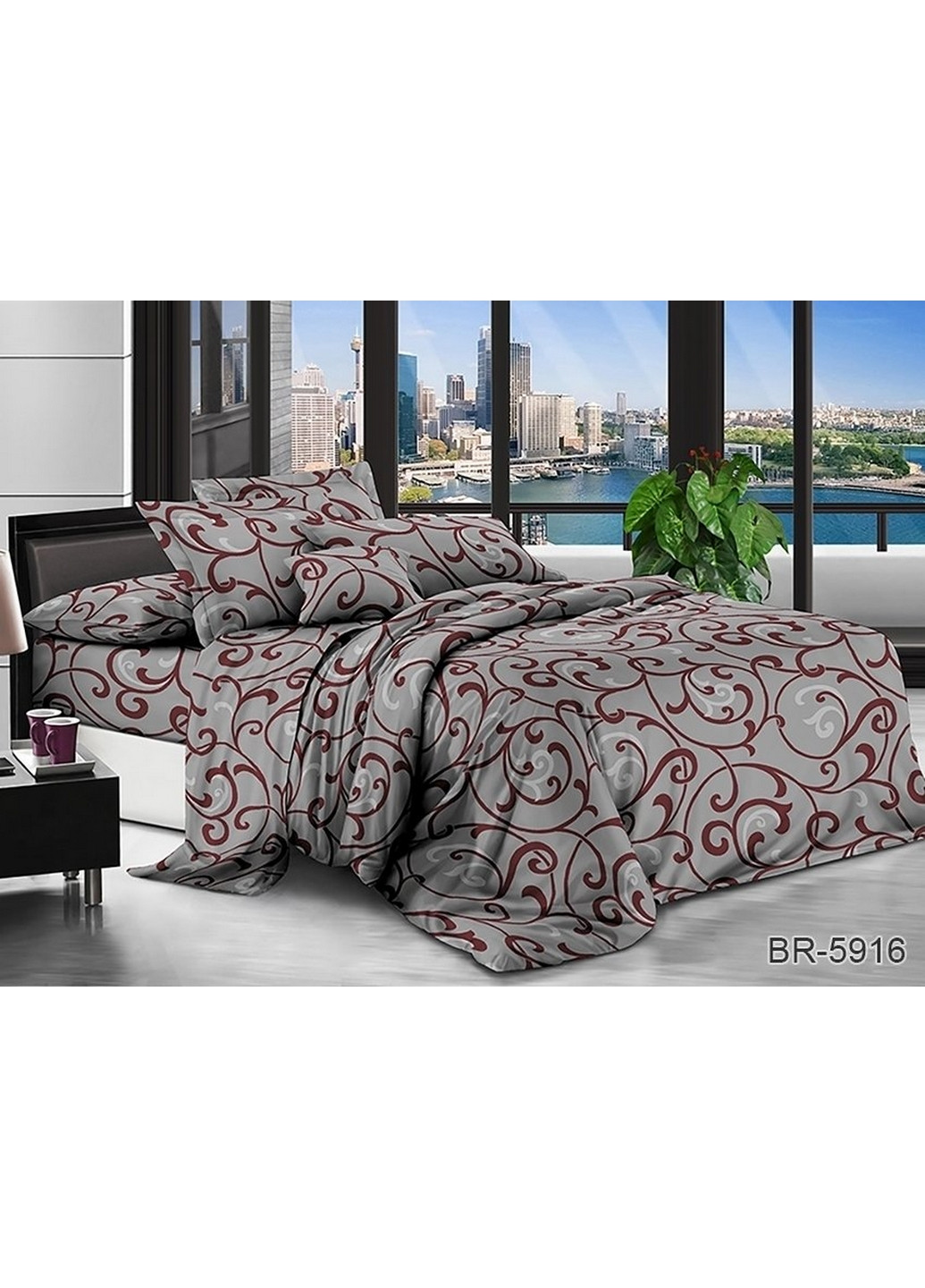 Комплект постільної білизни Сімейний Tag (260191576)