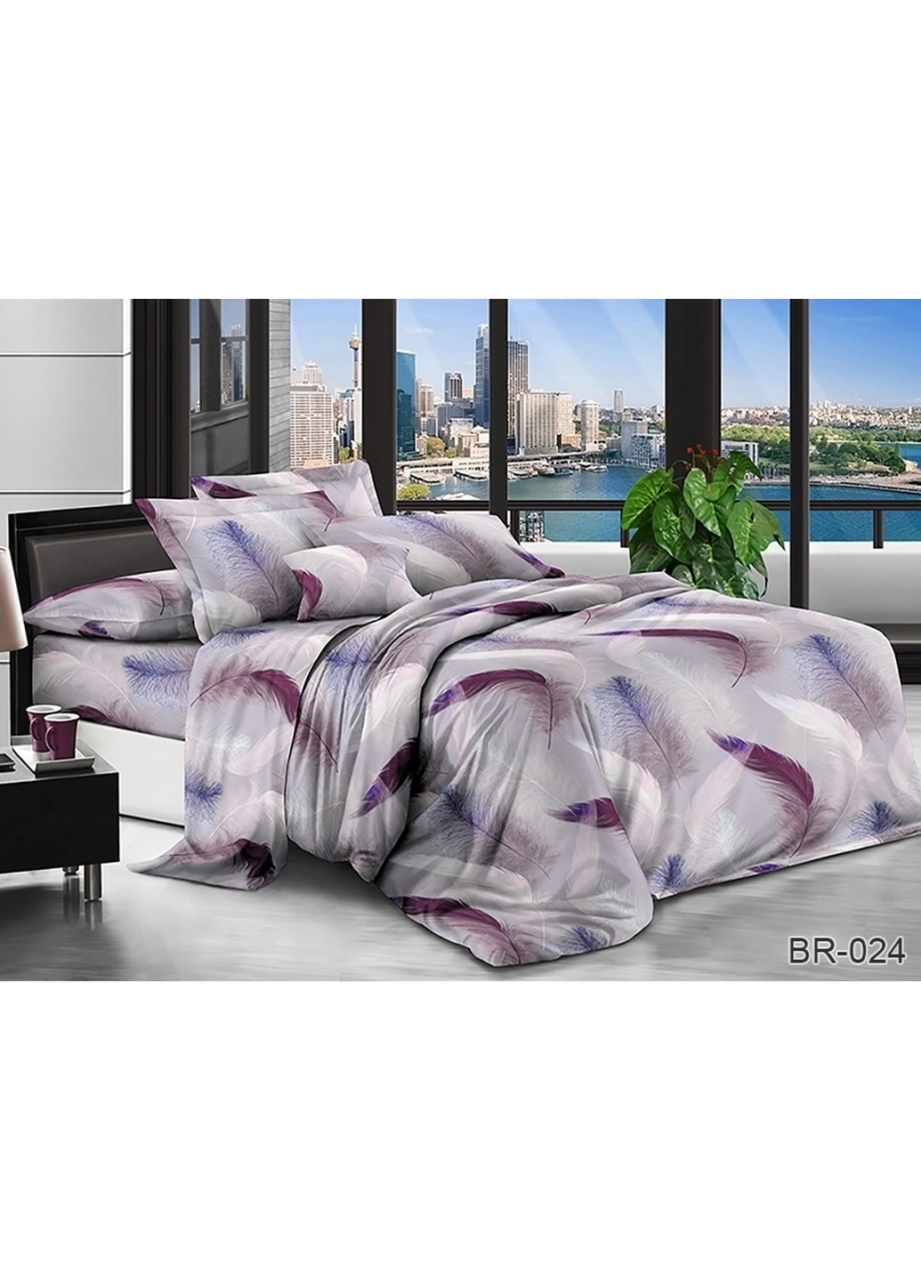 Комплект постельного белья 2-спальный Tag (260192491)