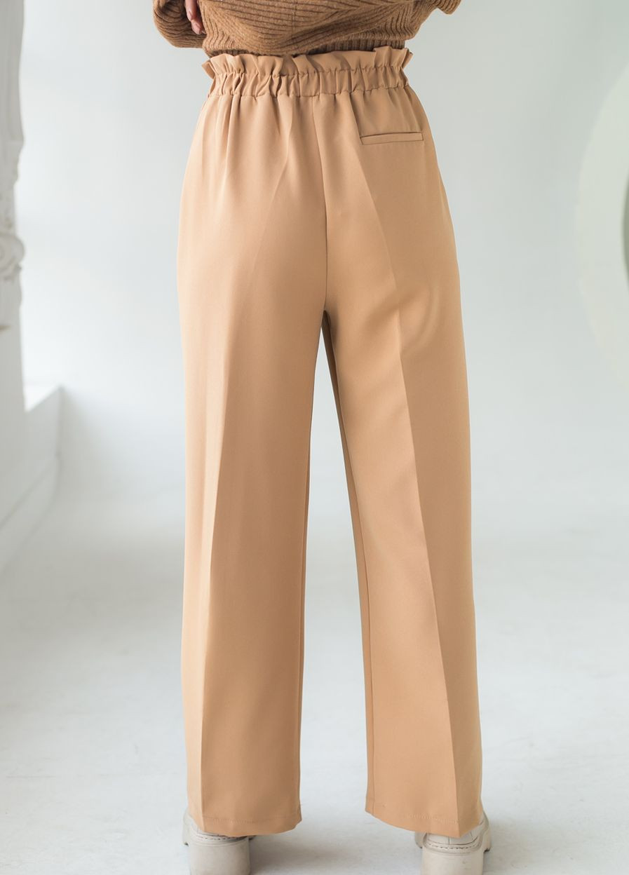 Вільні штани прямого крою на резинці PERRY (260196977)