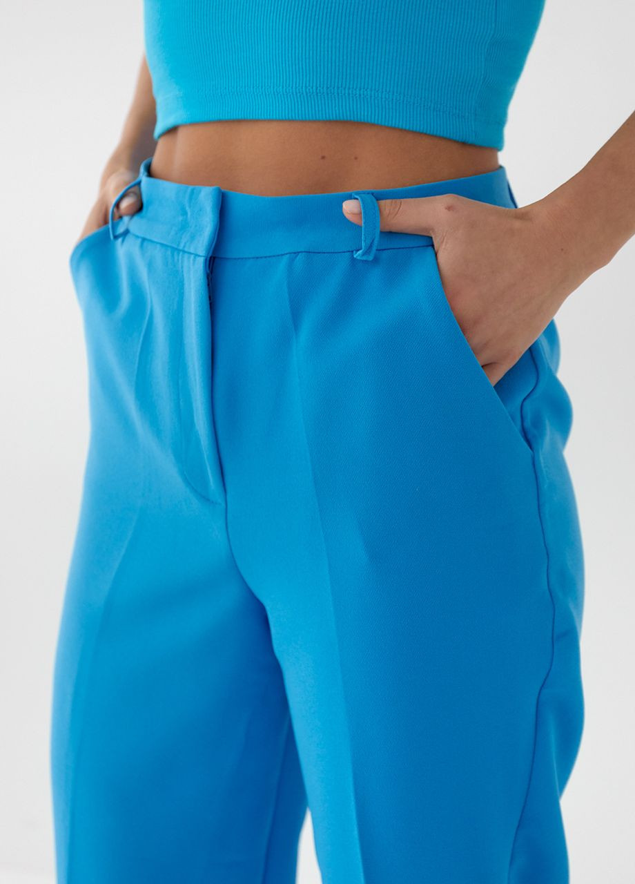 Брюки классического кроя с высокой посадкой Fame (260196806)