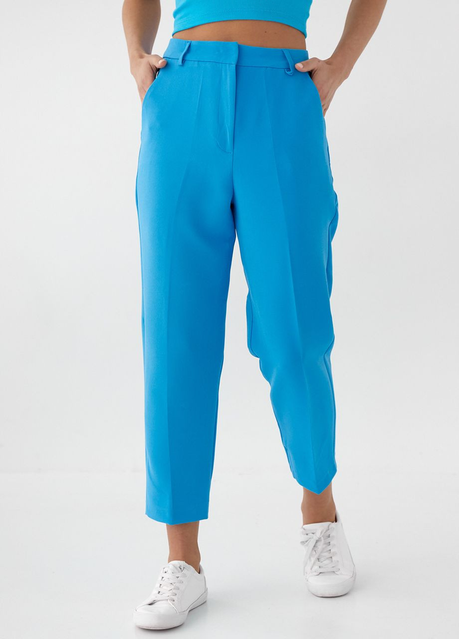 Брюки классического кроя с высокой посадкой Fame (260196806)