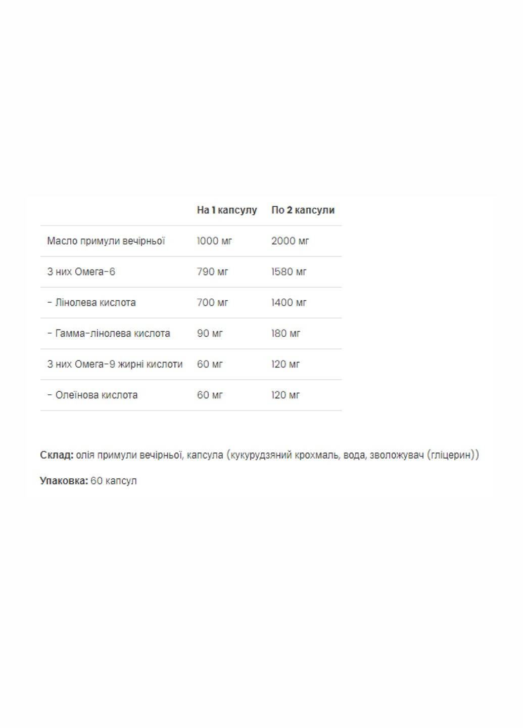 Ultra Women's Evening Primrose oil - 60 softgels VPLab Nutrition (260196253)