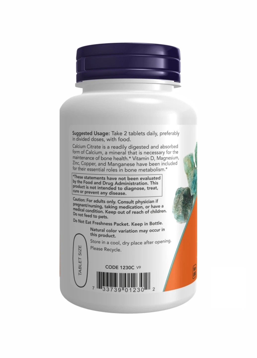 Кальцій Цитрат з мінералами, Calcium Citrate W/Min - 100 tabs Now Foods (260196239)