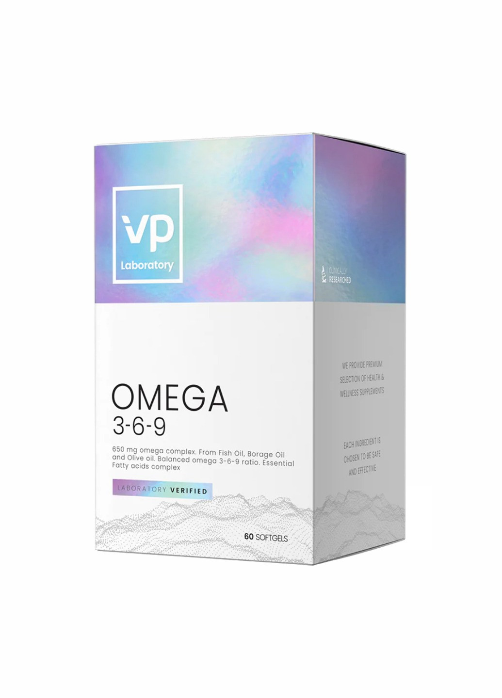Omega 3-6-9 - 60 caps VPLab Nutrition (260196265)