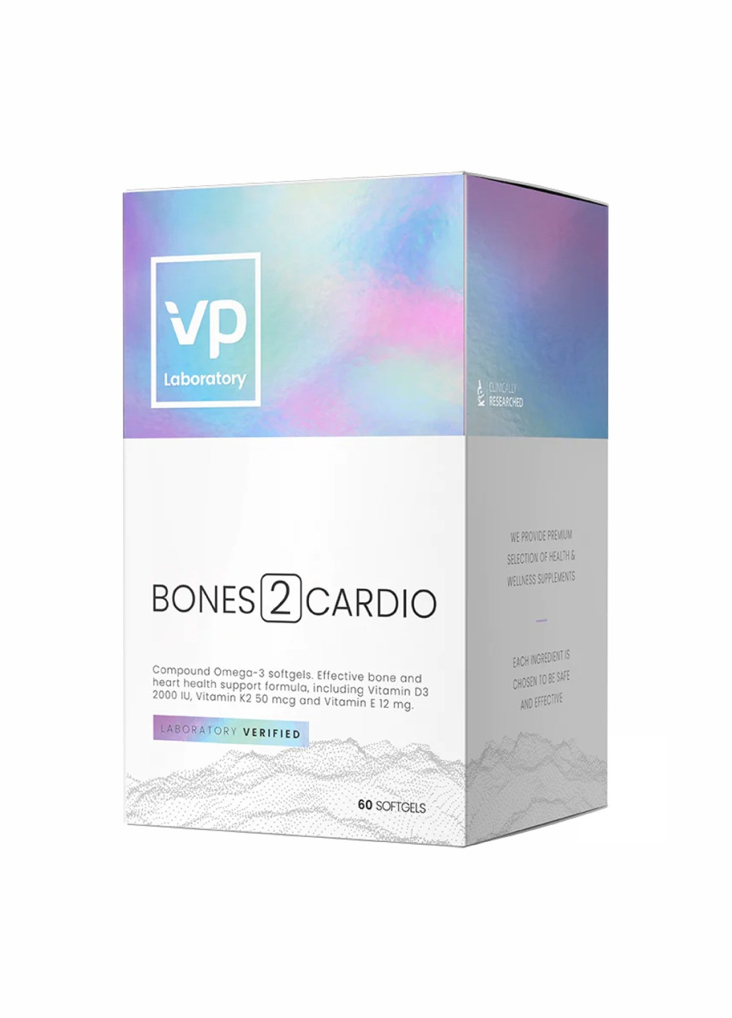 Bones2Cardio - 60 softgels (для сердца и опорно-двигательного аппарата) VPLab Nutrition (260196254)