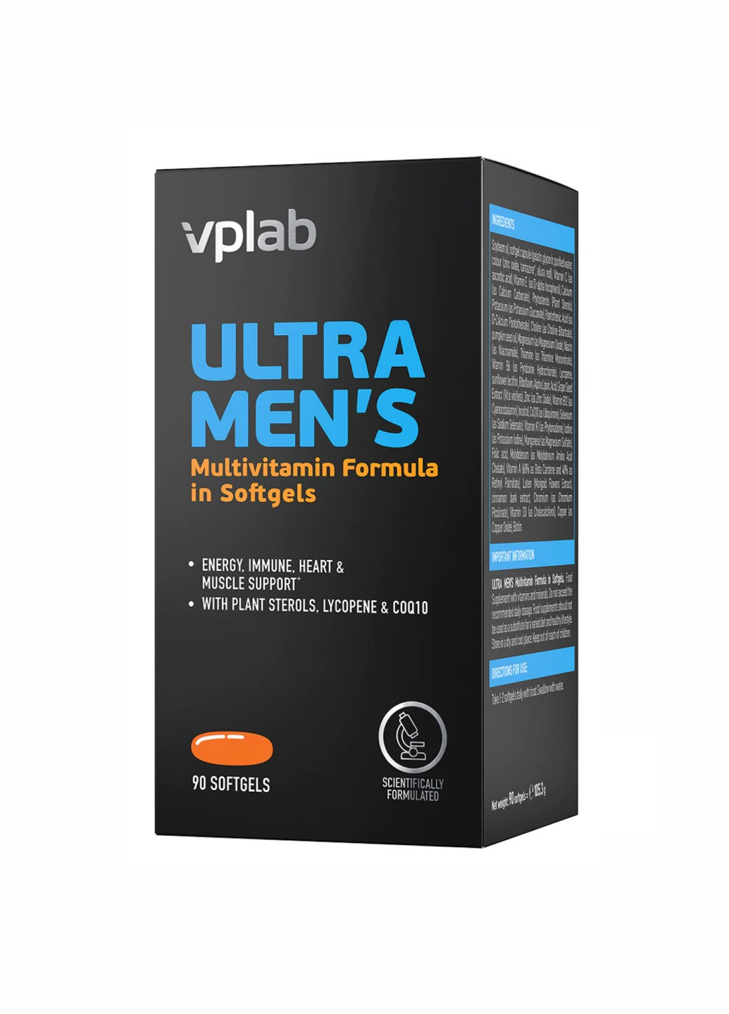Ultra Men's Multivitamin - 90 softgels VPLab Nutrition (260196279)